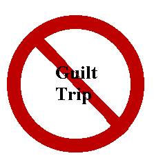 guilt tripping
